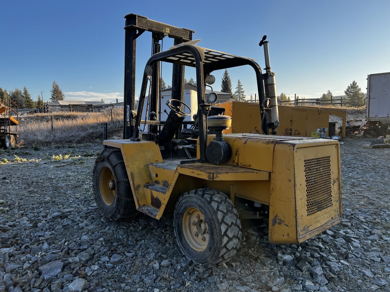 1983 Caterpillar RC60 Forklift Rough Terrain 2WD #11160 BP