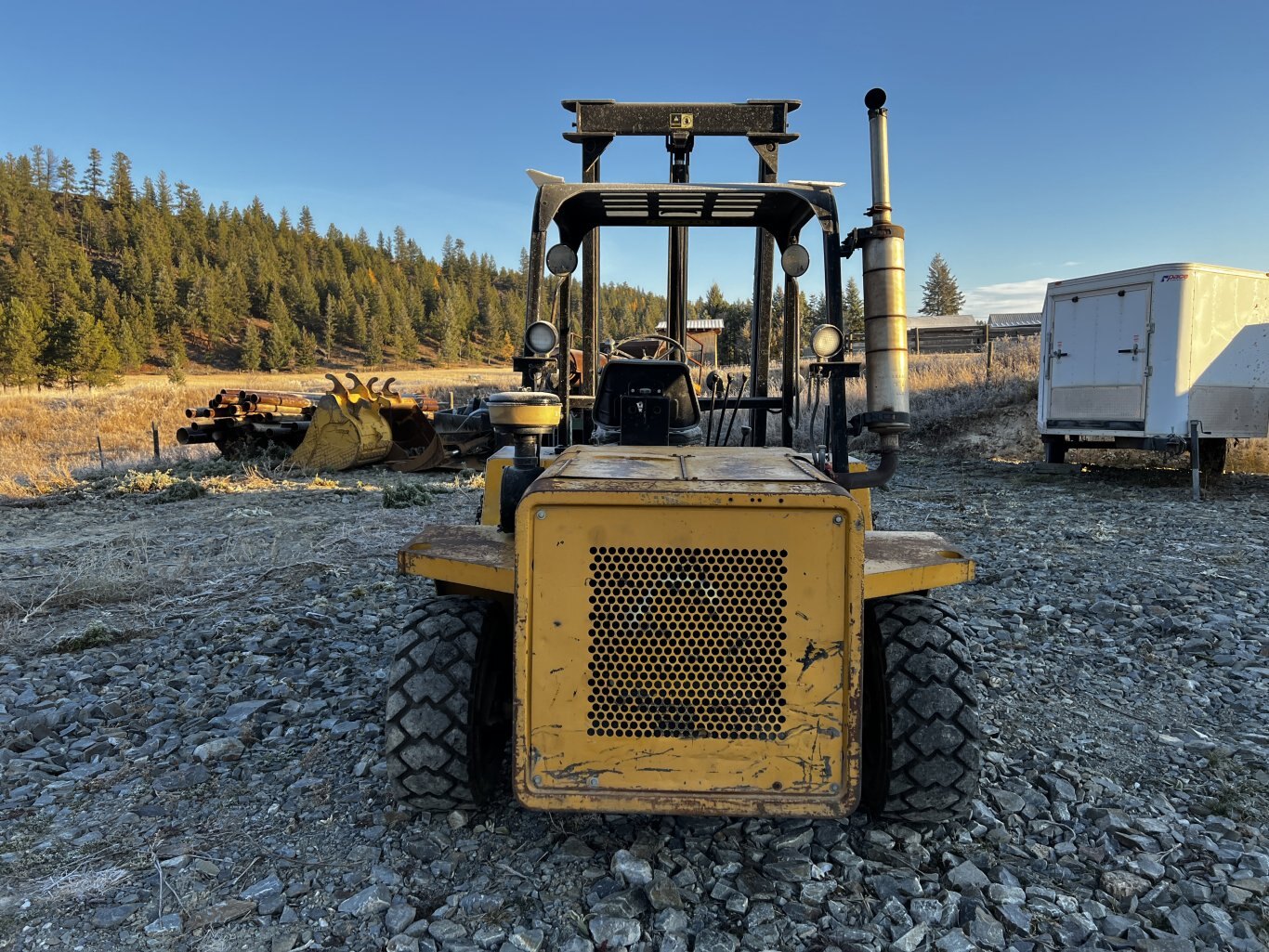 1983 Caterpillar RC60 Forklift Rough Terrain 2WD #11160 BP
