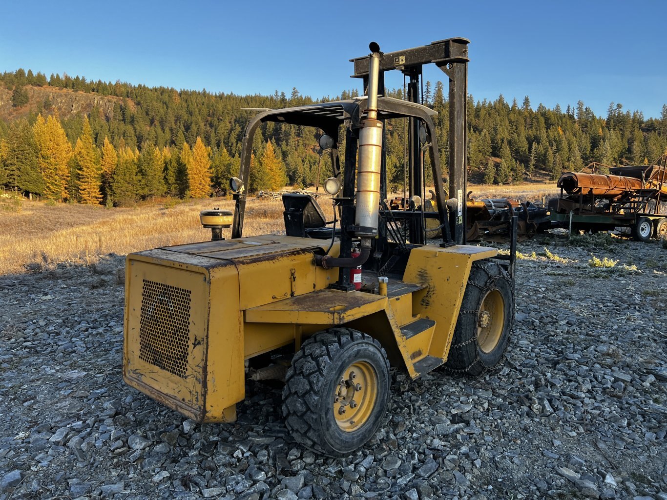 1983 Caterpillar RC60 Forklift Rough Terrain 2WD #11160 BP