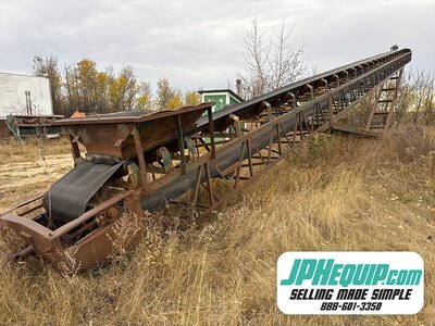 Custom Built 100 ft Portable Stacker Conveyor #11168 JA