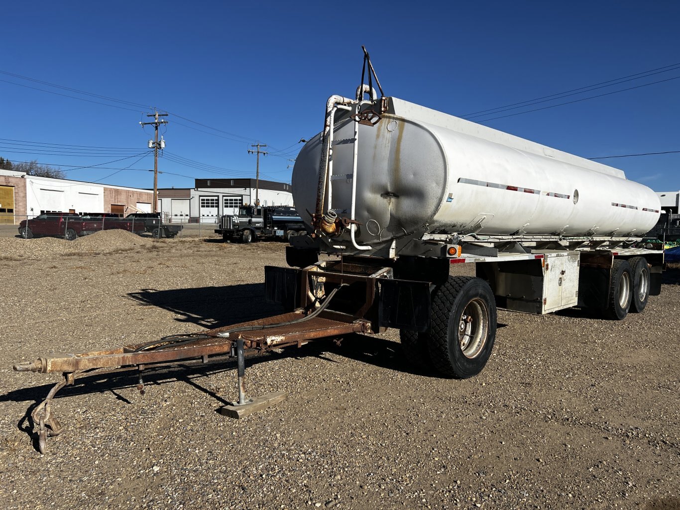 1980 Westank Aluminum Water Tank Trailer Triaxle Wagon 25,000L #11172 BP