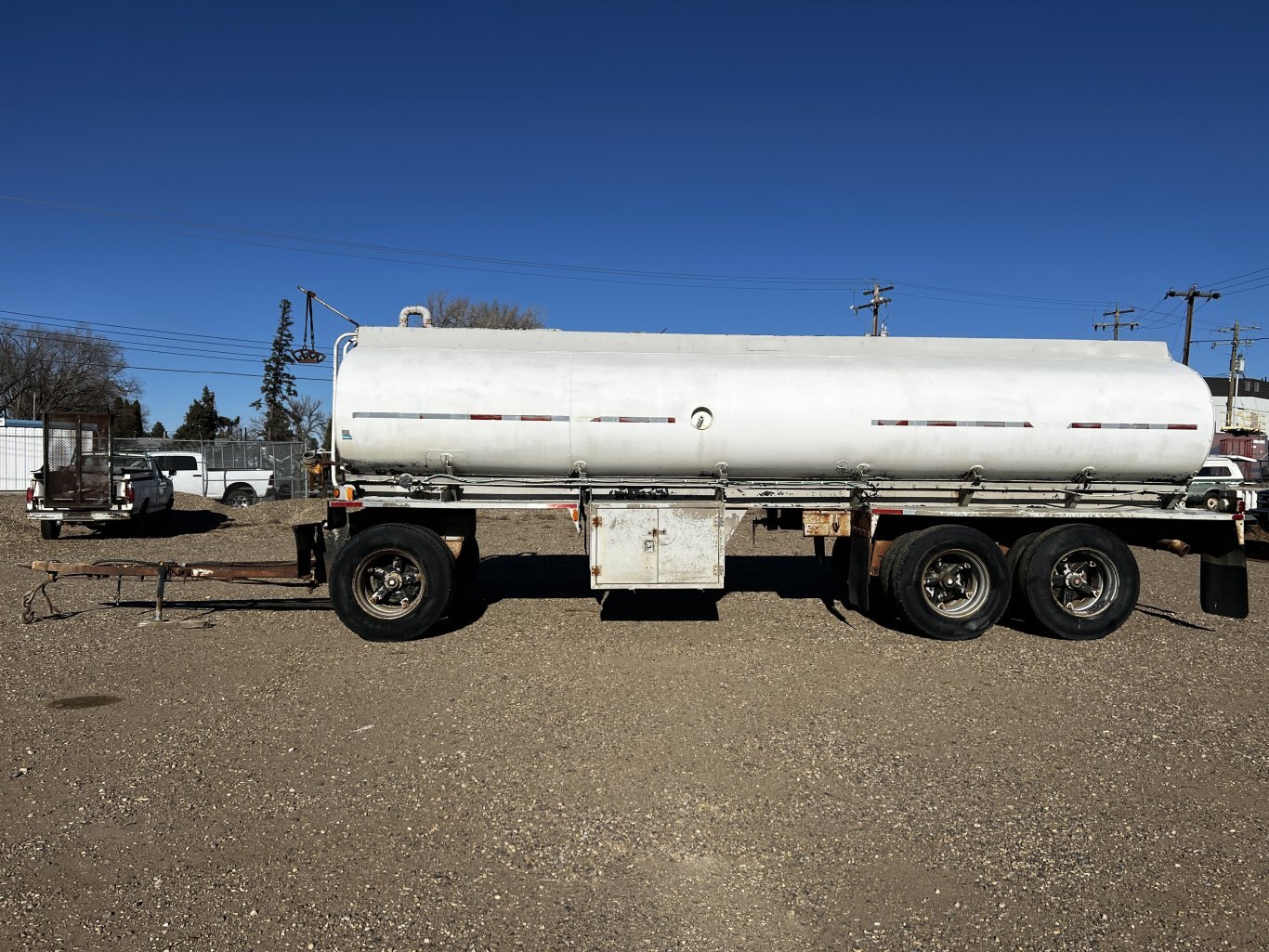 1980 Westank Aluminum Water Tank Trailer Triaxle Wagon 25,000L #11172 BP
