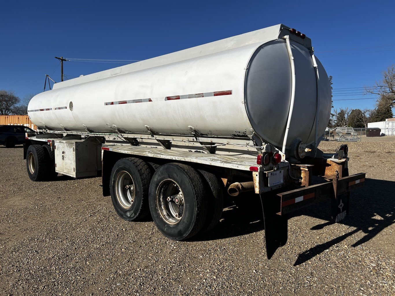1980 Westank Aluminum Water Tank Trailer Triaxle Wagon 25,000L #11172 BP