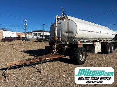 1980 Westank Aluminum Water Tank Trailer Triaxle Wagon 25,000L #11172 BP