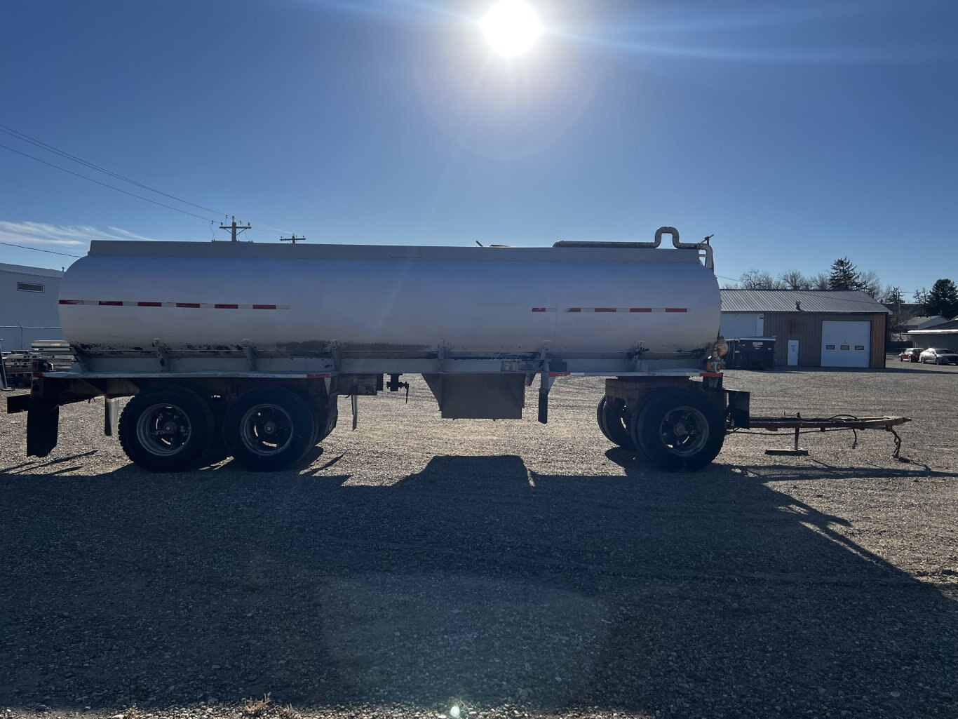 1980 Westank Aluminum Water Tank Trailer Triaxle Wagon 25,000L #11172 BP