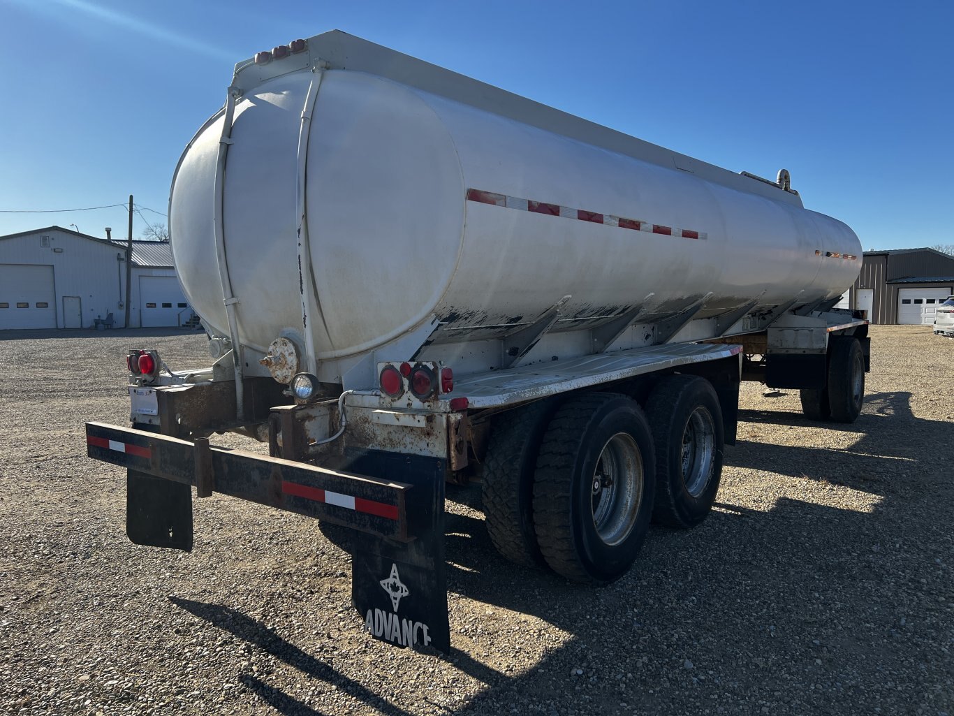 1980 Westank Aluminum Water Tank Trailer Triaxle Wagon 25,000L #11172 BP
