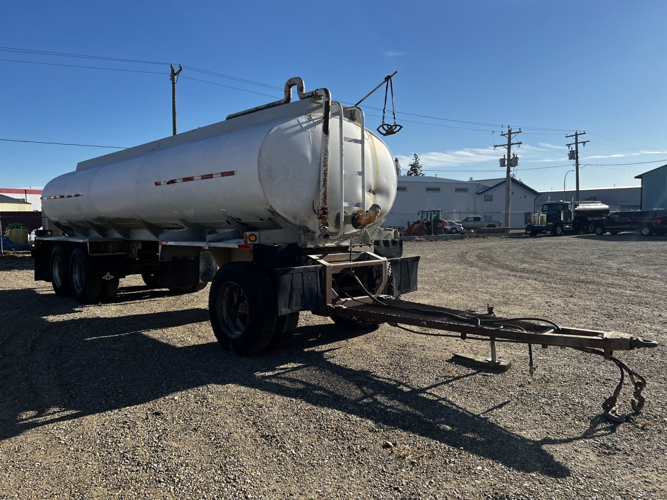 1980 Westank Aluminum Water Tank Trailer Triaxle Wagon 25,000L #11172 BP
