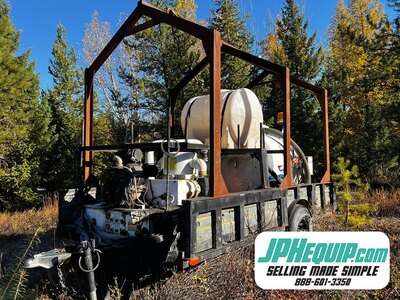 Trav-L-Vac Hydrovac Jobsite Trailer • Model: 77-000-15 • Utility Vac Unit #11199 BP