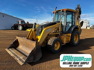2005 Deere 710G Backhoe with 4-in-1 Bucket & Rear Thumb #11208 BP