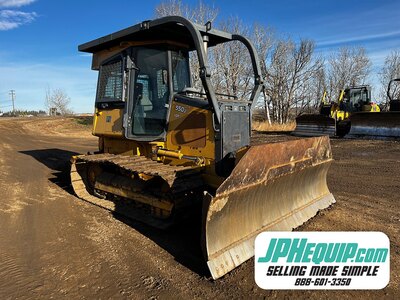 2006 Deere 550J LGP Dozer with Sweeps #11209 BP