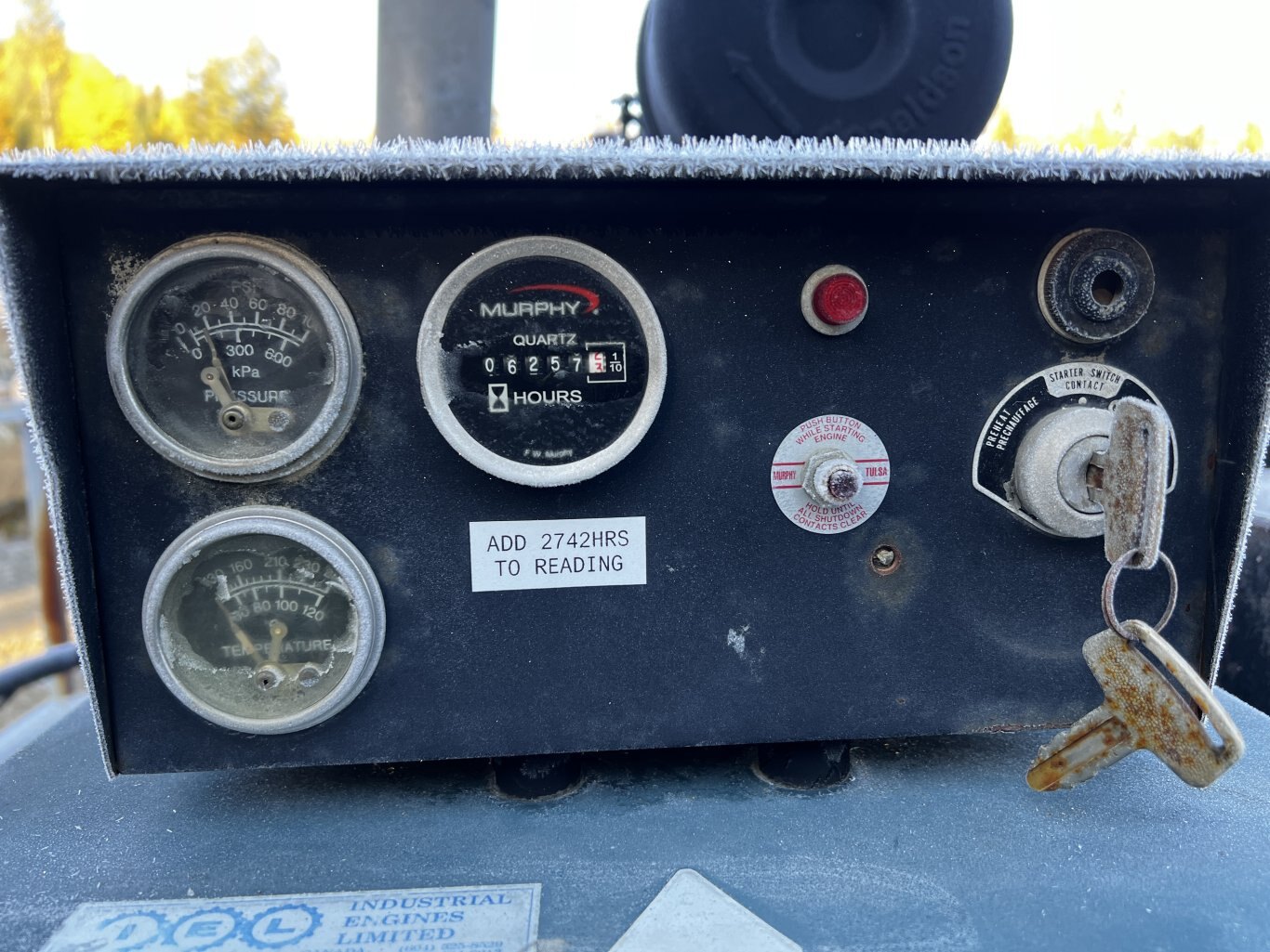 25kW Generator on Homemade Jobsite Trailer • 3 Phase Generator #11232 BP