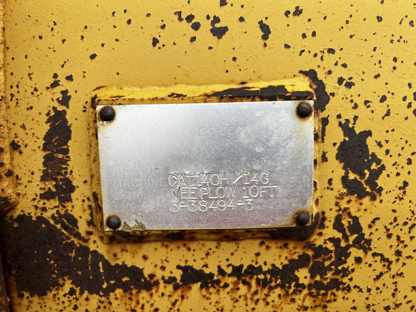 V Plow 10ft Motor Grader • WBM Motor Grader V Plow #11239 BP