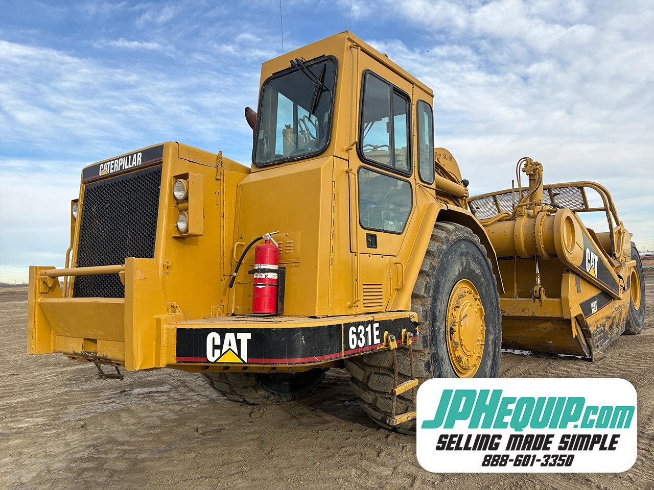 1988 Caterpillar 631E Motor Scraper #11240 BP