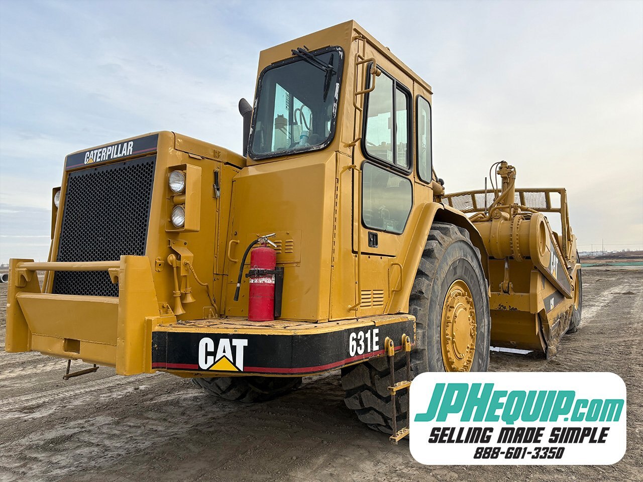 1989 Caterpillar 631E Motor Scraper #11242 AS