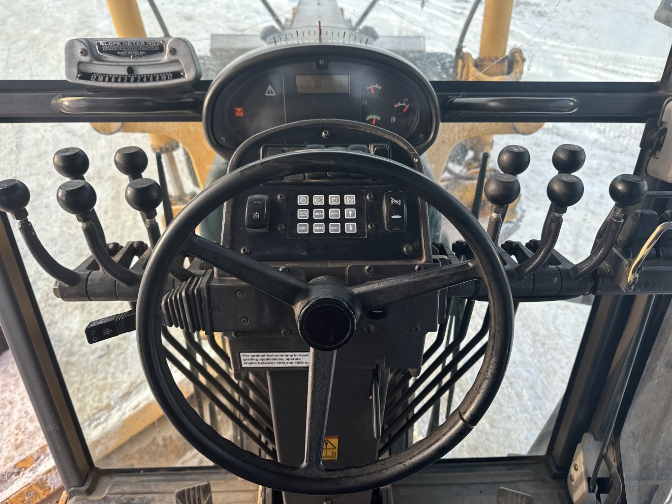 2007 Volvo G970 Grader with Front Plow & Snow wing #11275 DP