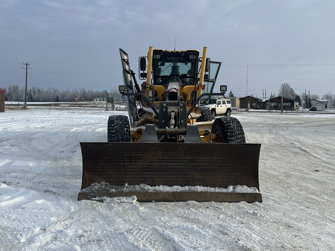 2007 Volvo G970 Grader with Front Plow & Snow wing #11275 DP