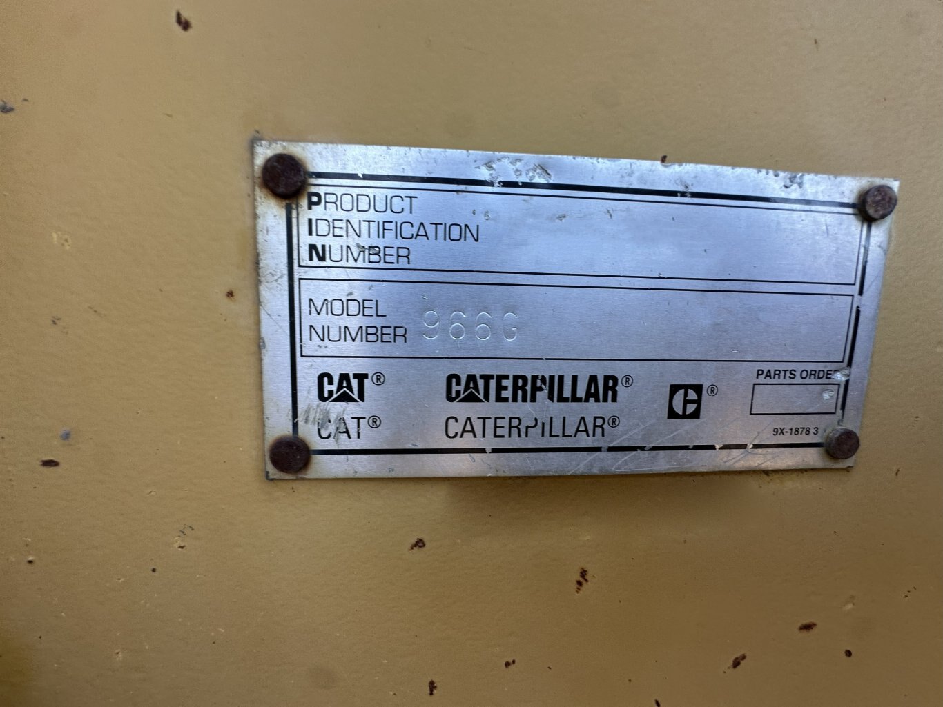 1999 CAT 966G 4WD Articulated Wheel Loader #11217 DP