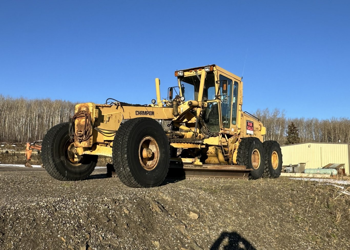 1993 Champion 780A Series 3 Motor Grader with Snow Wing #11218 DP
