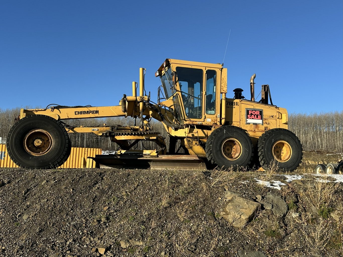1993 Champion 780A Series 3 Motor Grader with Snow Wing #11218 DP