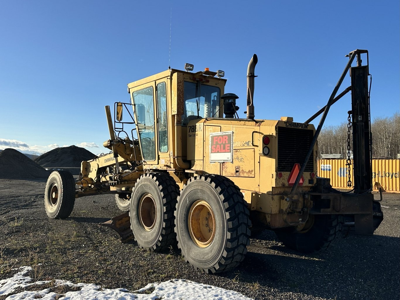 1993 Champion 780A Series 3 Motor Grader with Snow Wing #11218 DP