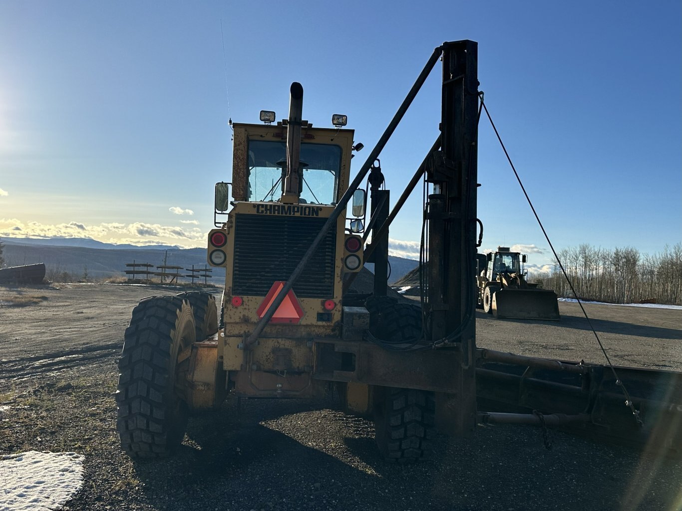 1993 Champion 780A Series 3 Motor Grader with Snow Wing #11218 DP
