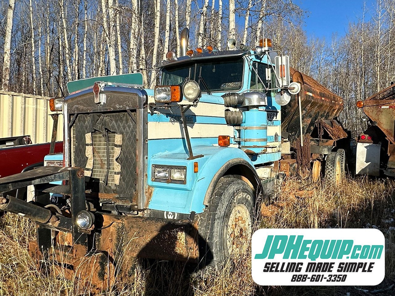 1985 Kenworth W900 Tandem Sanding Truck #11224 DP