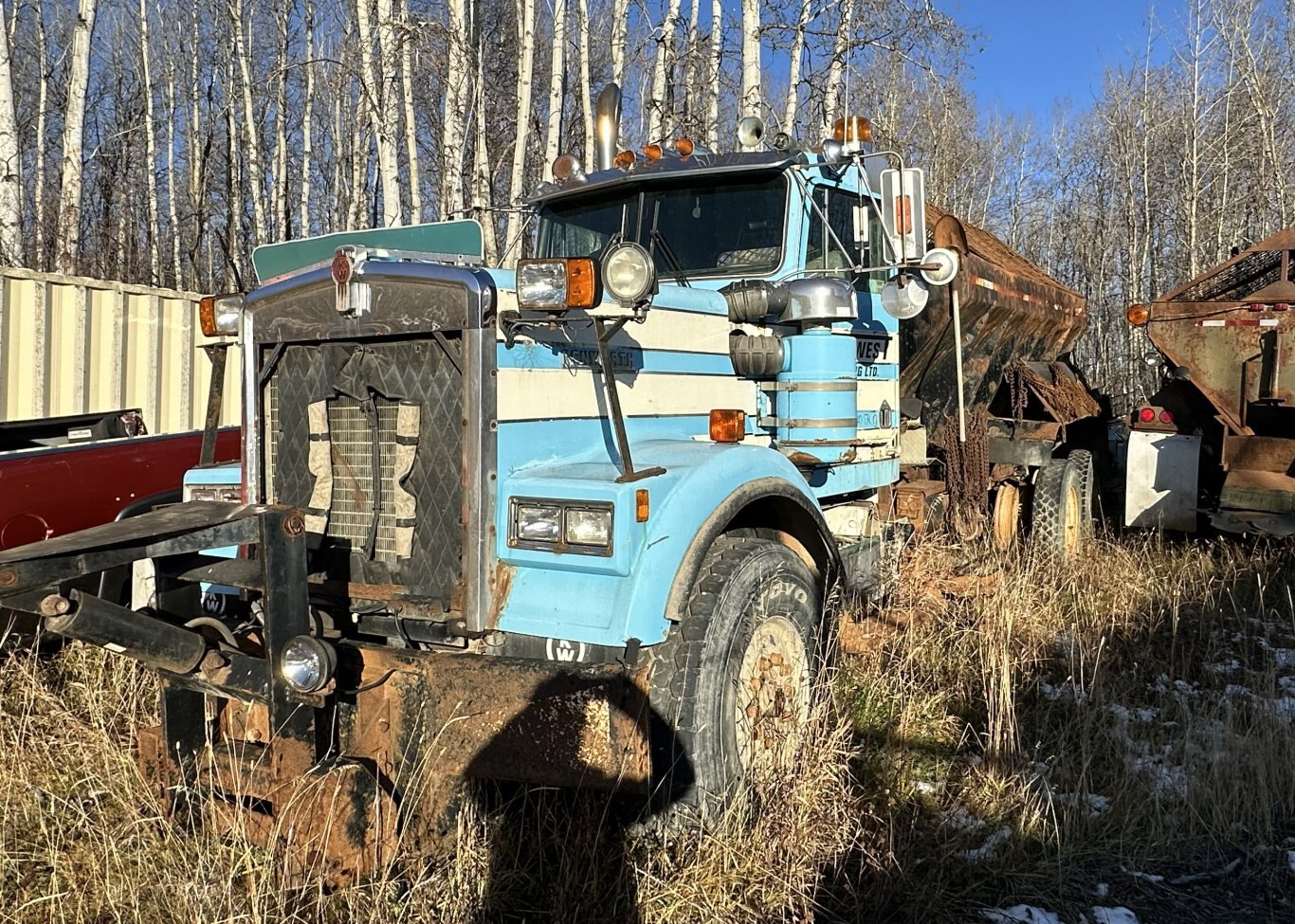 1985 Kenworth W900 Tandem Sanding Truck #11224 DP