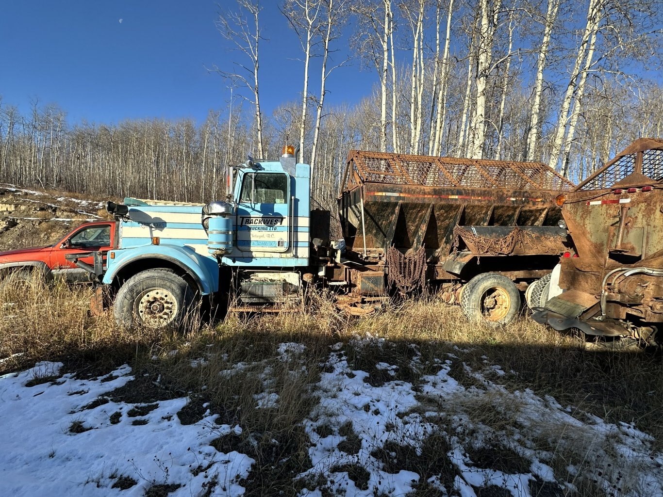 1985 Kenworth W900 Tandem Sanding Truck #11224 DP