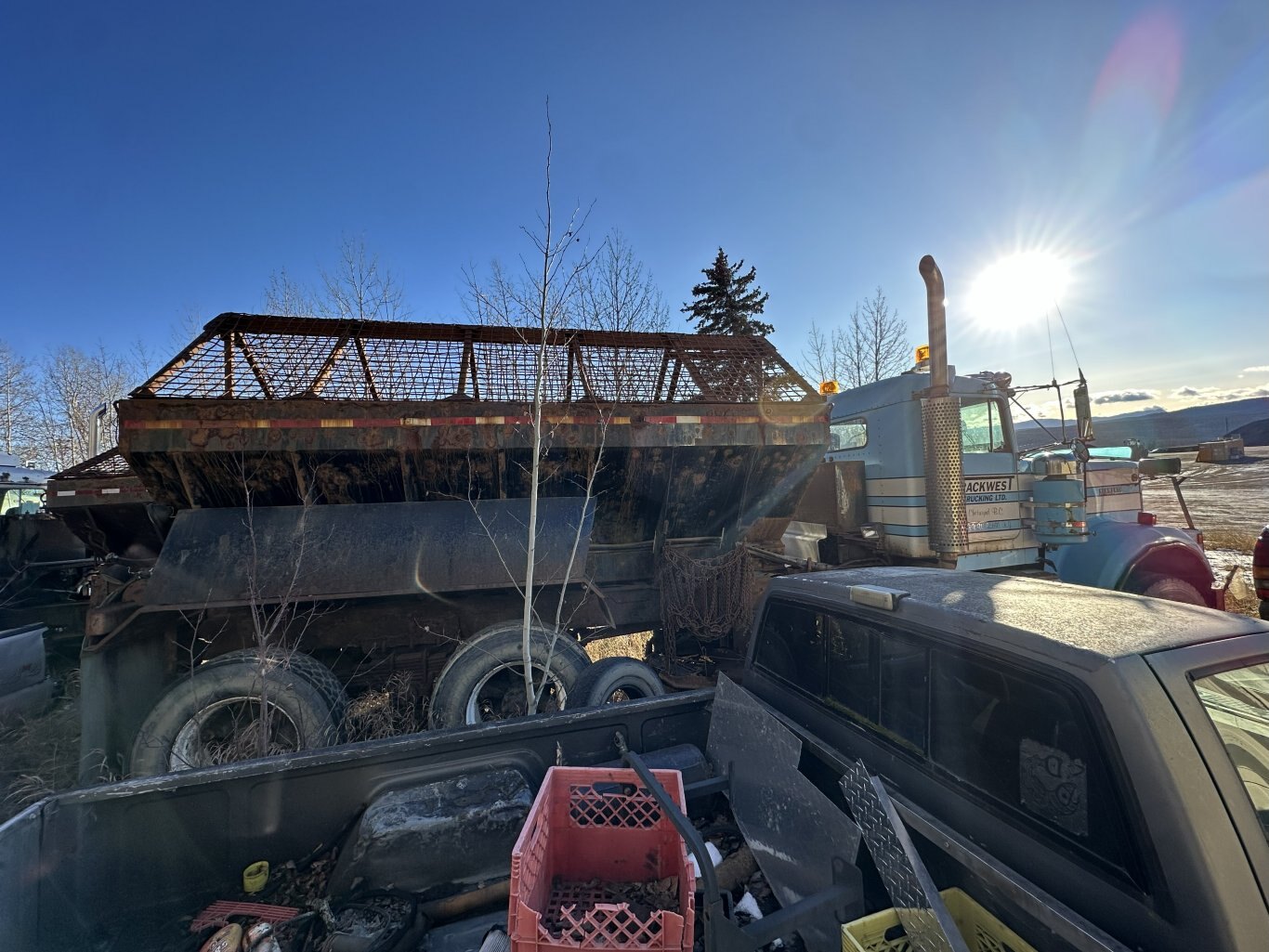 1985 Kenworth W900 Tandem Sanding Truck #11224 DP