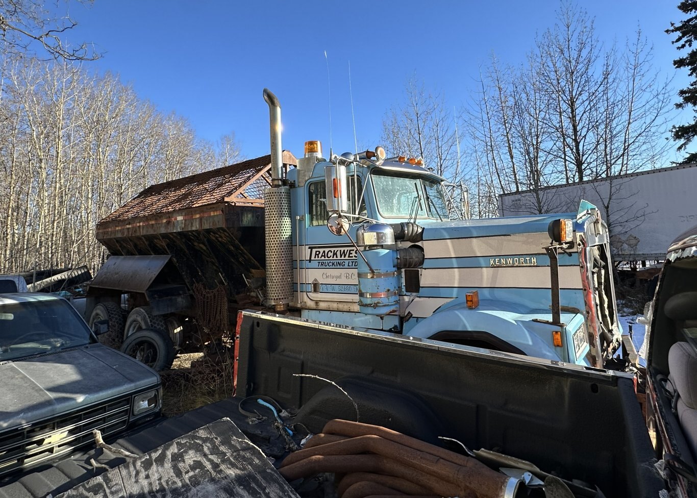 1985 Kenworth W900 Tandem Sanding Truck #11224 DP