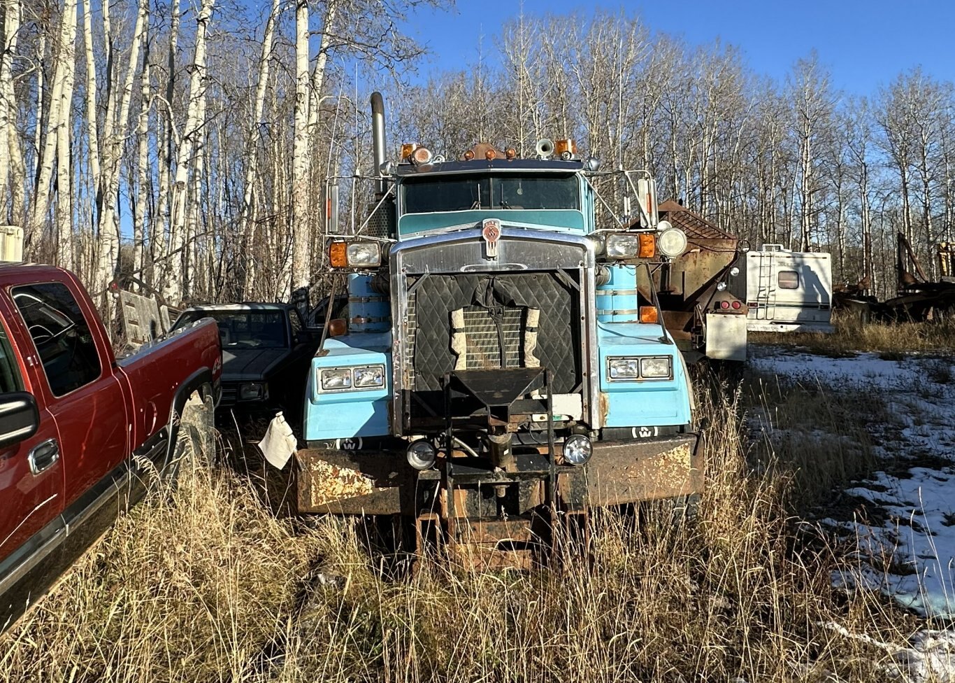 1985 Kenworth W900 Tandem Sanding Truck #11224 DP