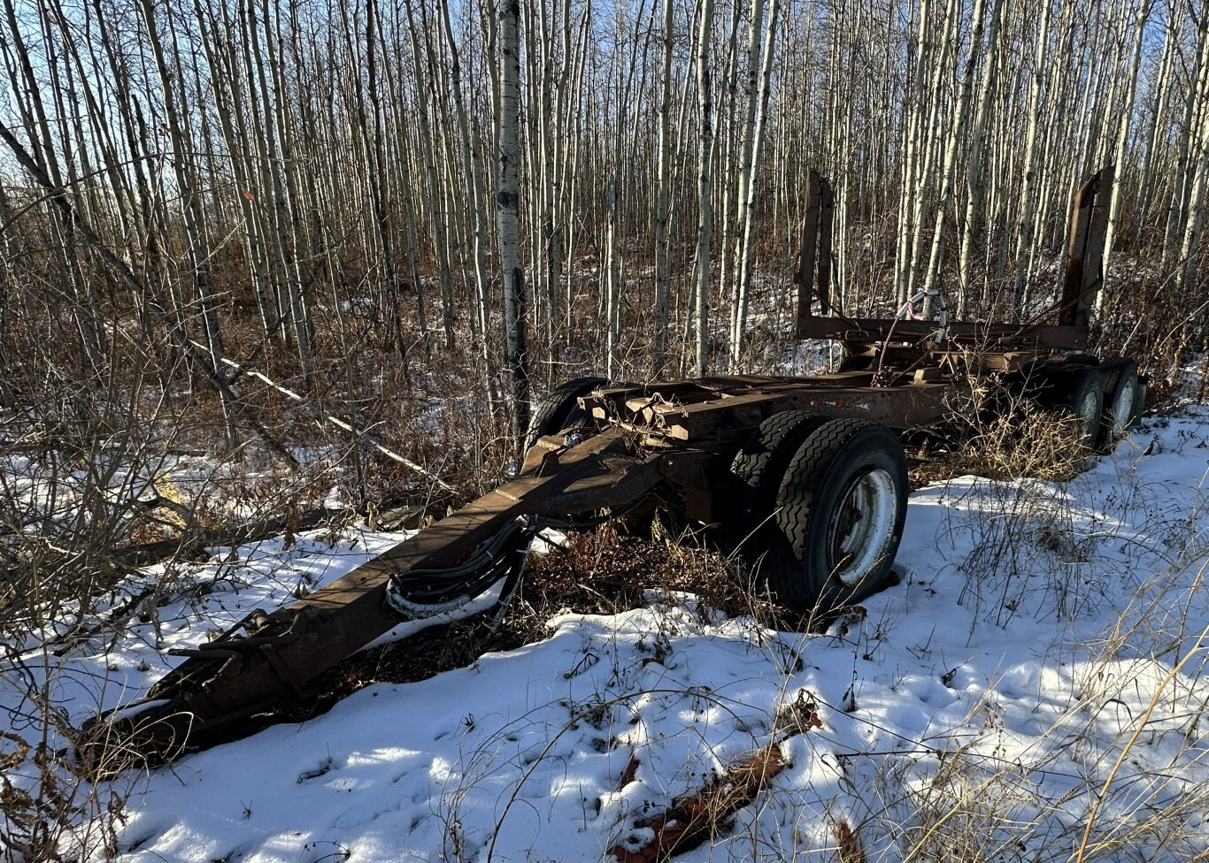 1986 Par Pac Tri axle Log Trailer #11227 DP