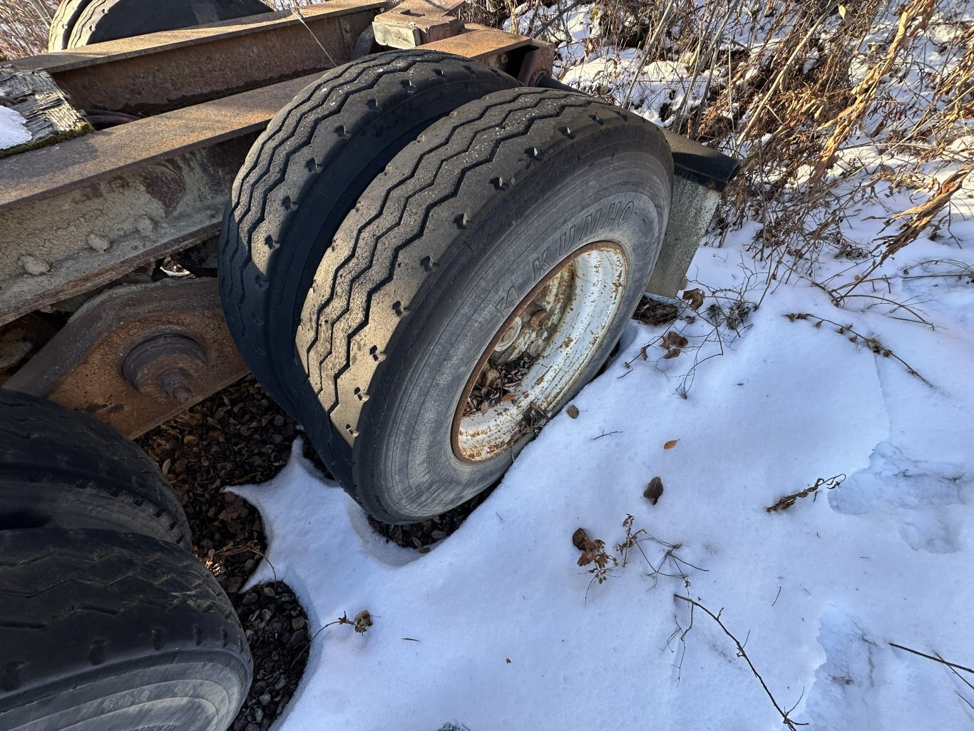 1986 Par Pac Tri axle Log Trailer #11227 DP