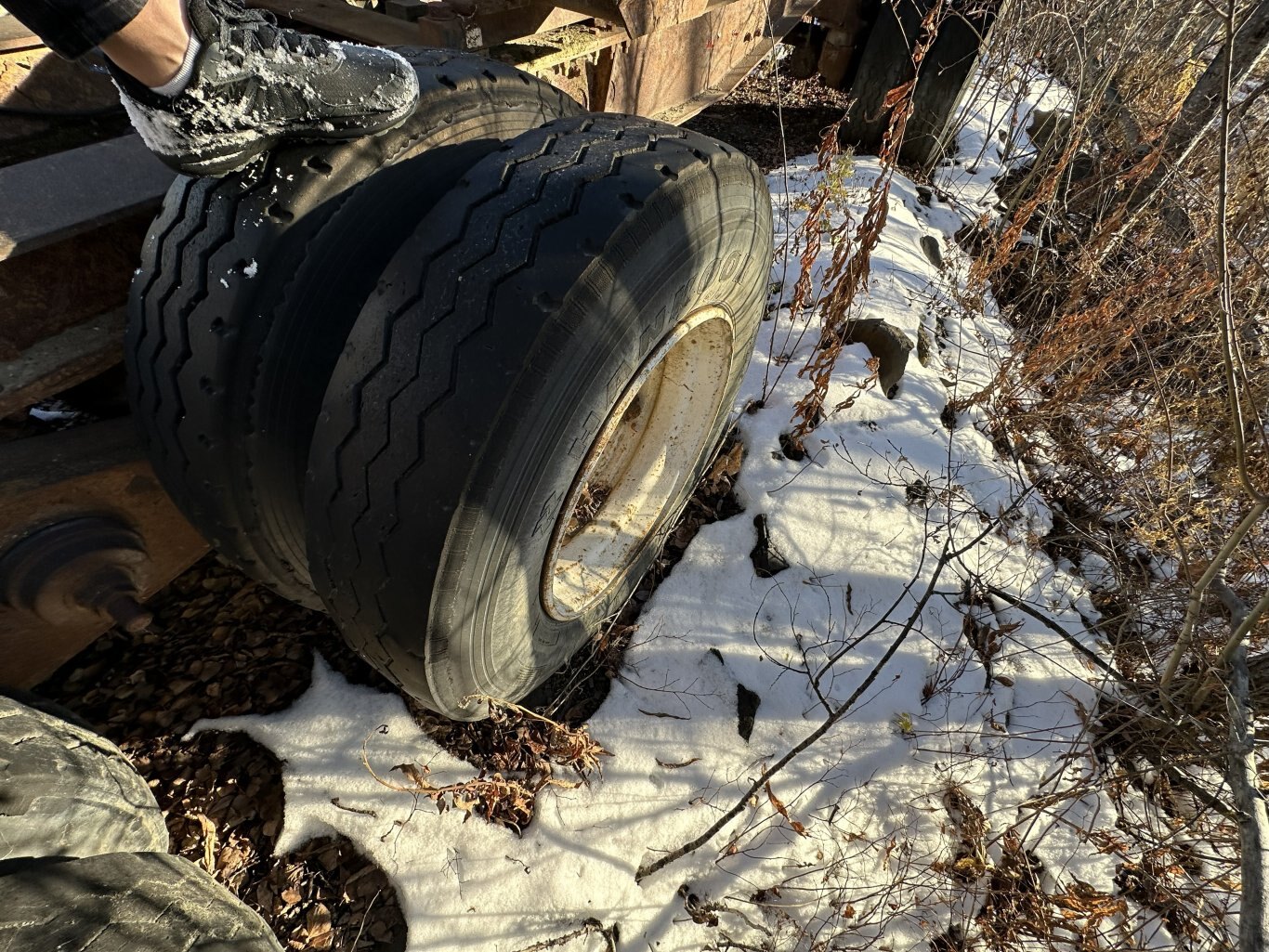 1986 Par Pac Tri axle Log Trailer #11227 DP