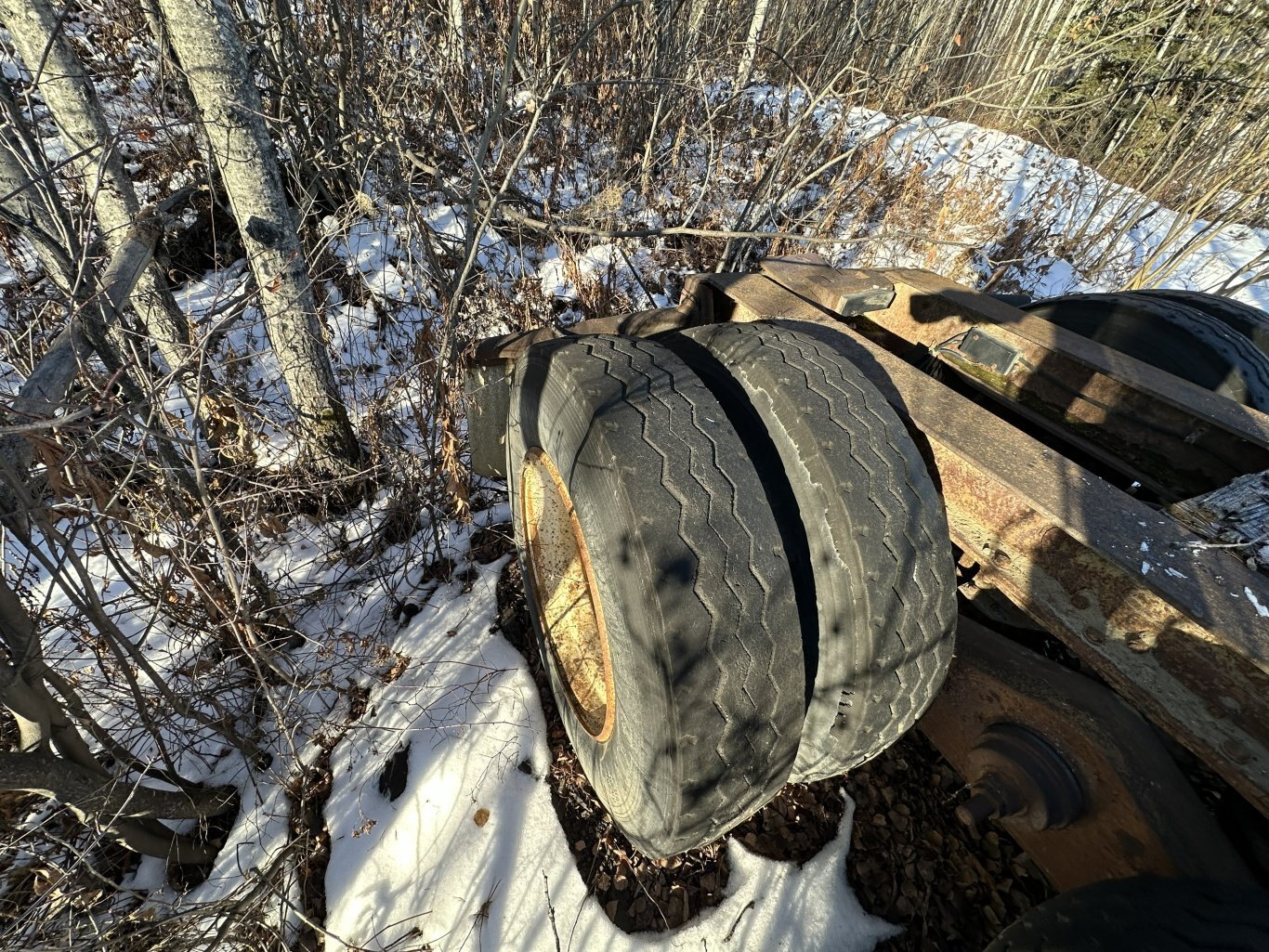 1986 Par Pac Tri axle Log Trailer #11227 DP