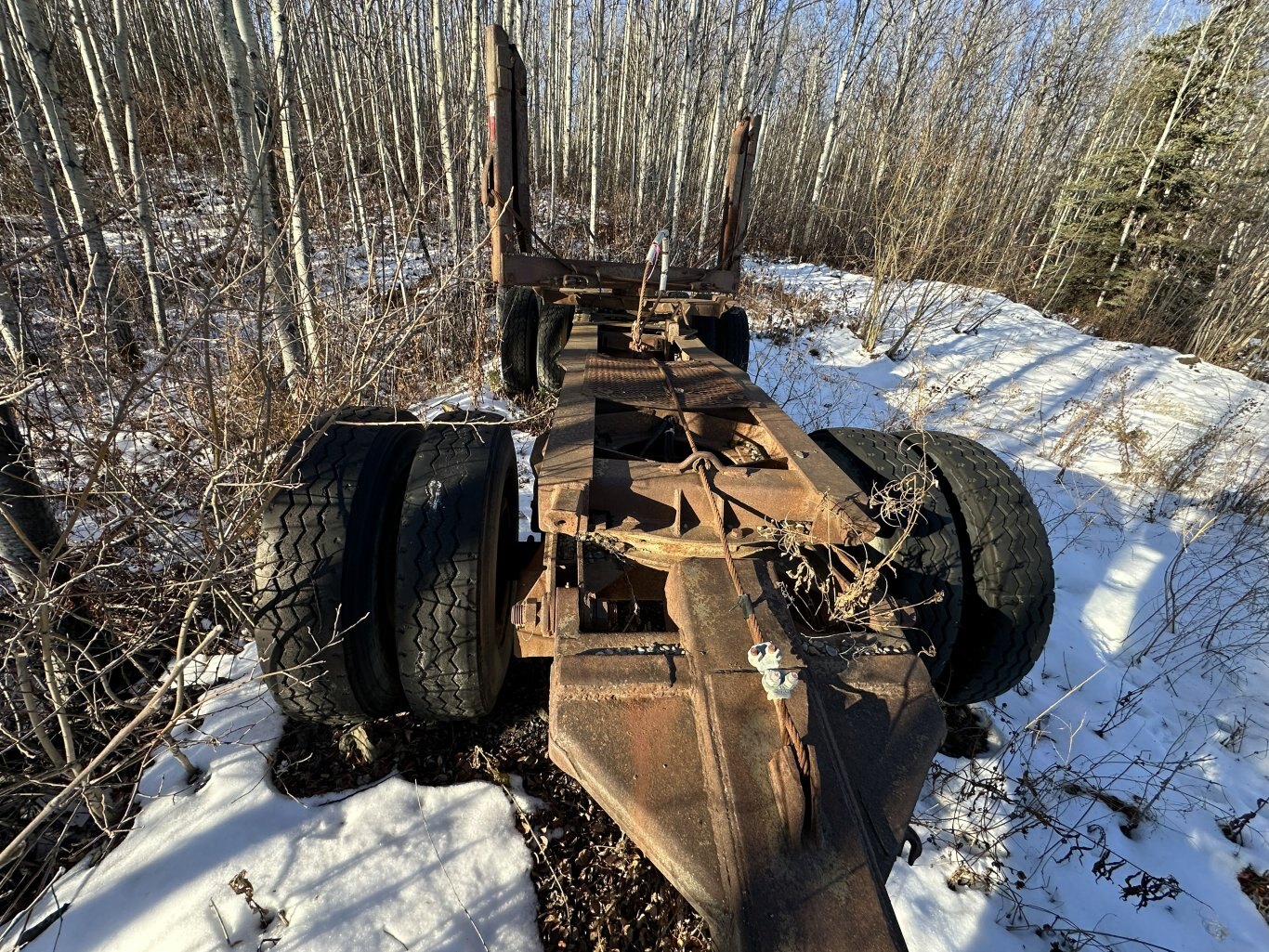 1986 Par Pac Tri axle Log Trailer #11227 DP