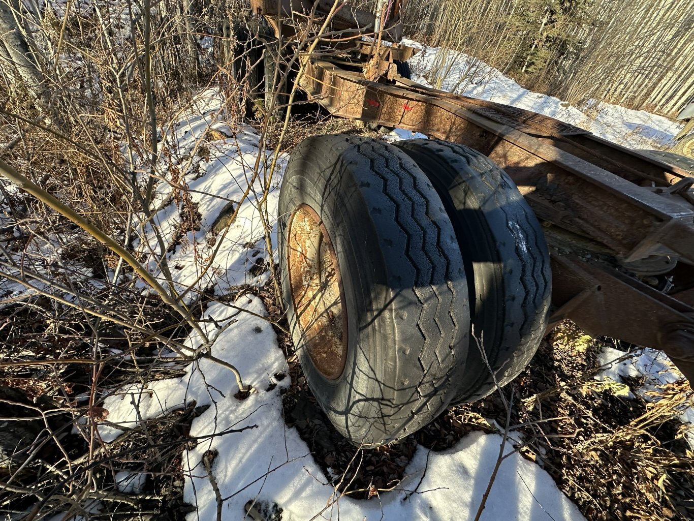 1986 Par Pac Tri axle Log Trailer #11227 DP