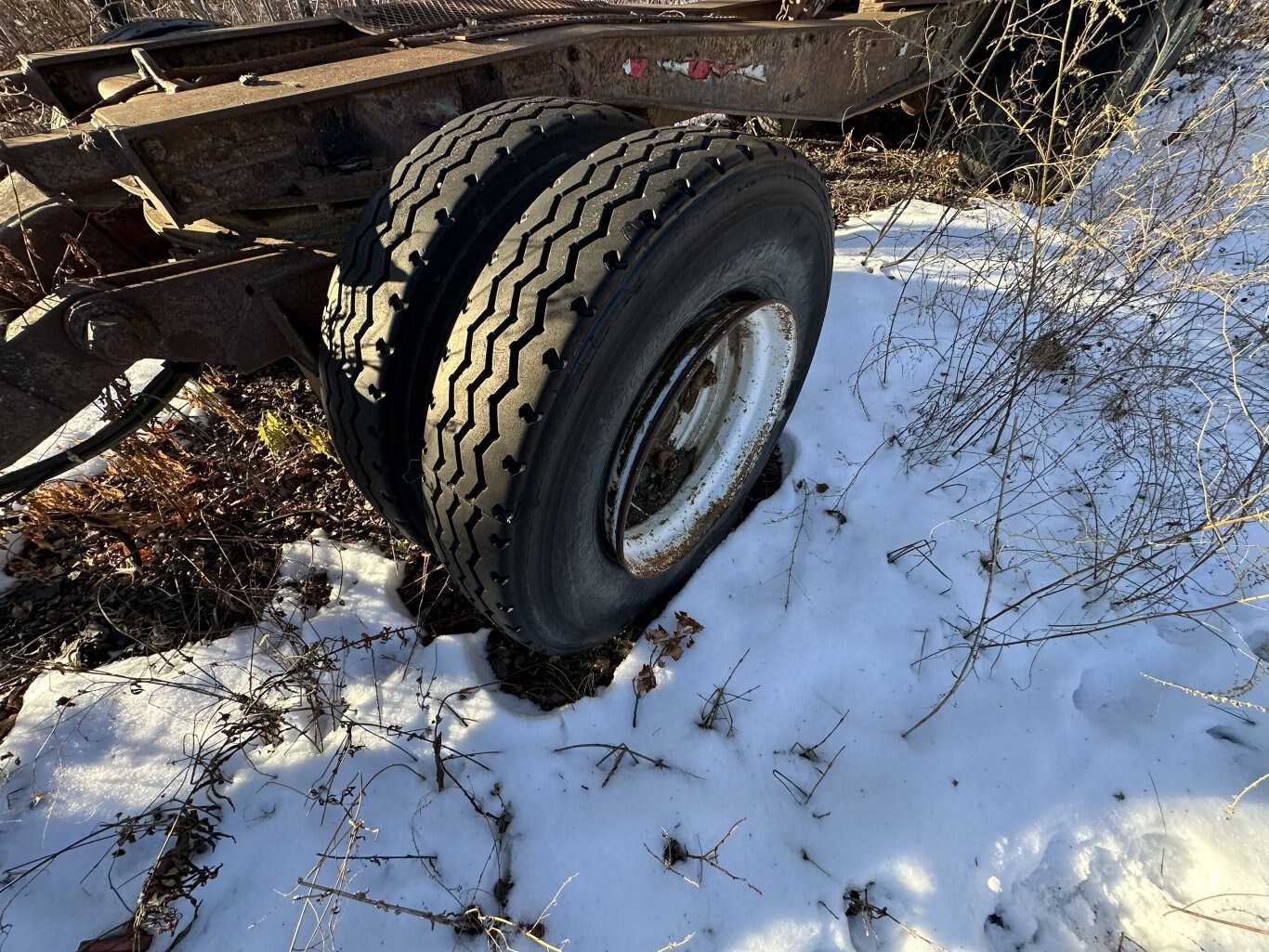1986 Par Pac Tri axle Log Trailer #11227 DP