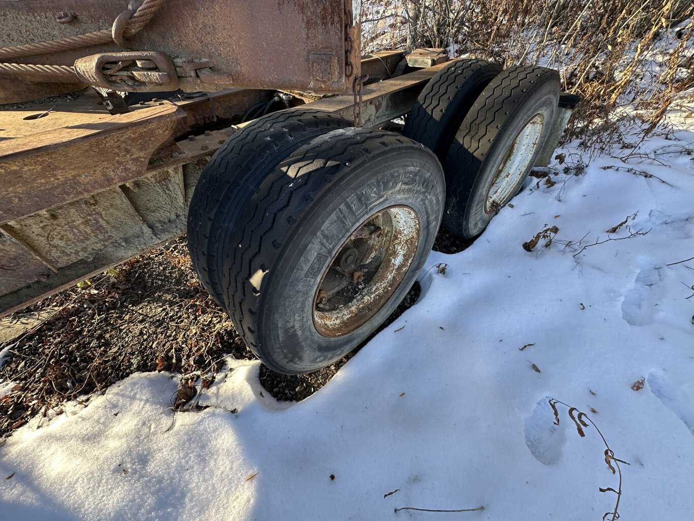 1986 Par Pac Tri axle Log Trailer #11227 DP