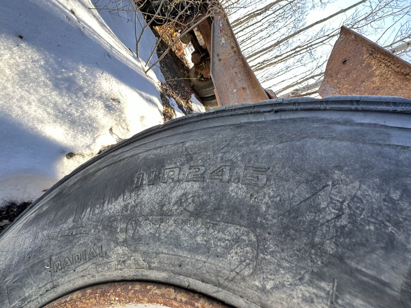 1986 Par Pac Tri axle Log Trailer #11227 DP