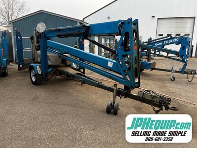 2017 Genie TZ-50 Towable Man Lift • TZ50DC Trailer-Mounted Boom Lift #11285 BP