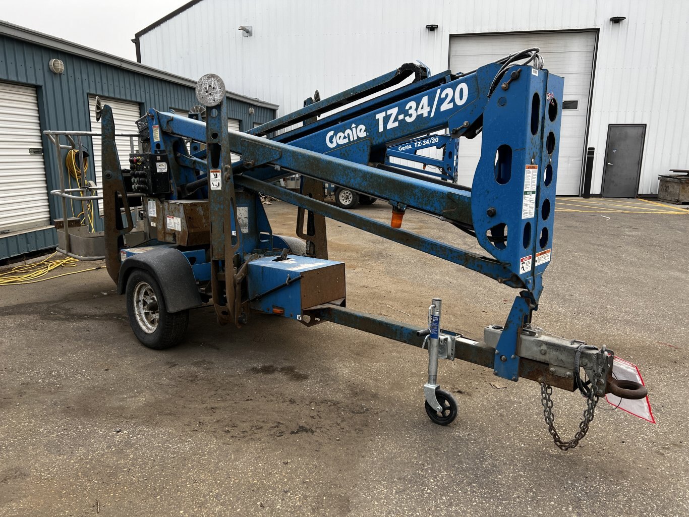 2019 Genie TZ 34 Towable Man Lift • TZ34 Trailer Mounted Boom Lift #11286 BP