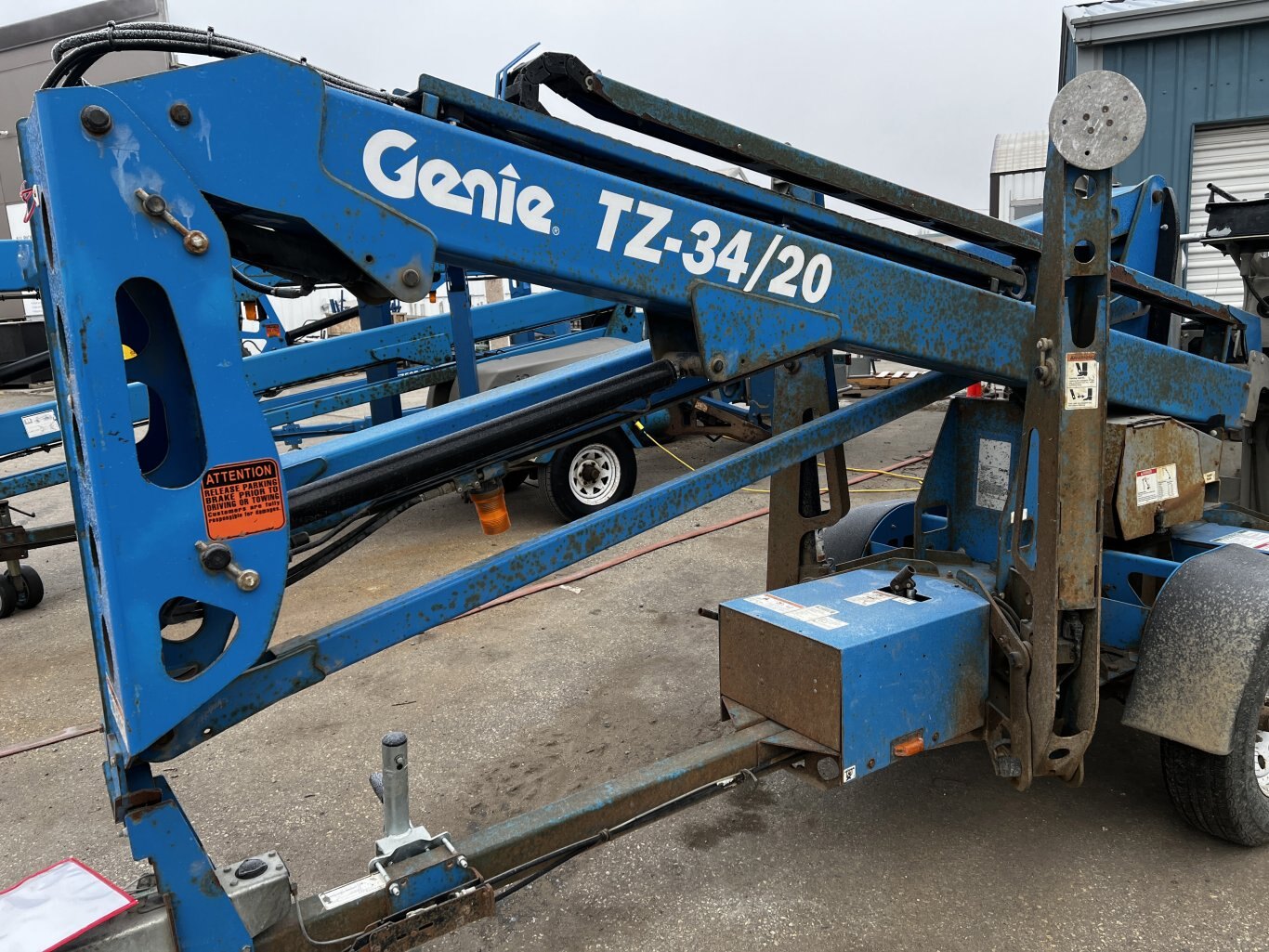 2019 Genie TZ 34 Towable Man Lift • TZ34 Trailer Mounted Boom Lift #11286 BP
