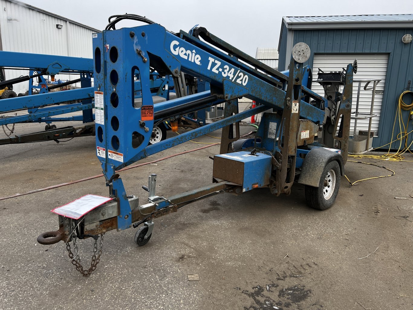 2019 Genie TZ 34 Towable Man Lift • TZ34 Trailer Mounted Boom Lift #11286 BP