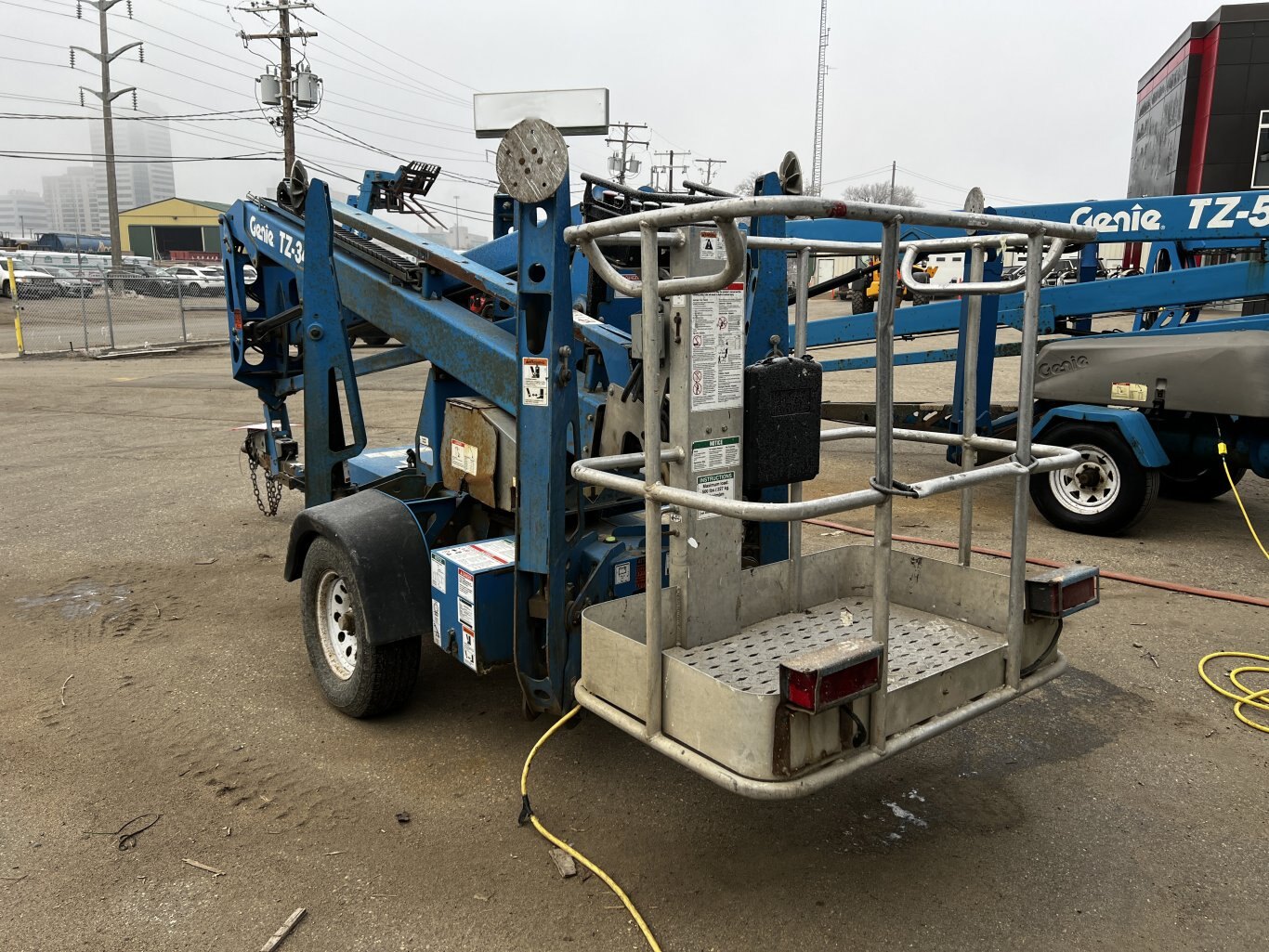 2019 Genie TZ 34 Towable Man Lift • TZ34 Trailer Mounted Boom Lift #11286 BP