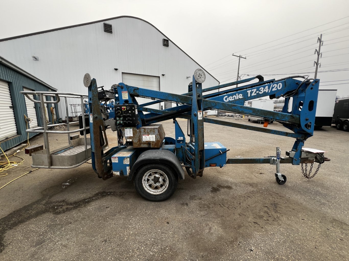 2019 Genie TZ 34 Towable Man Lift • TZ34 Trailer Mounted Boom Lift #11286 BP