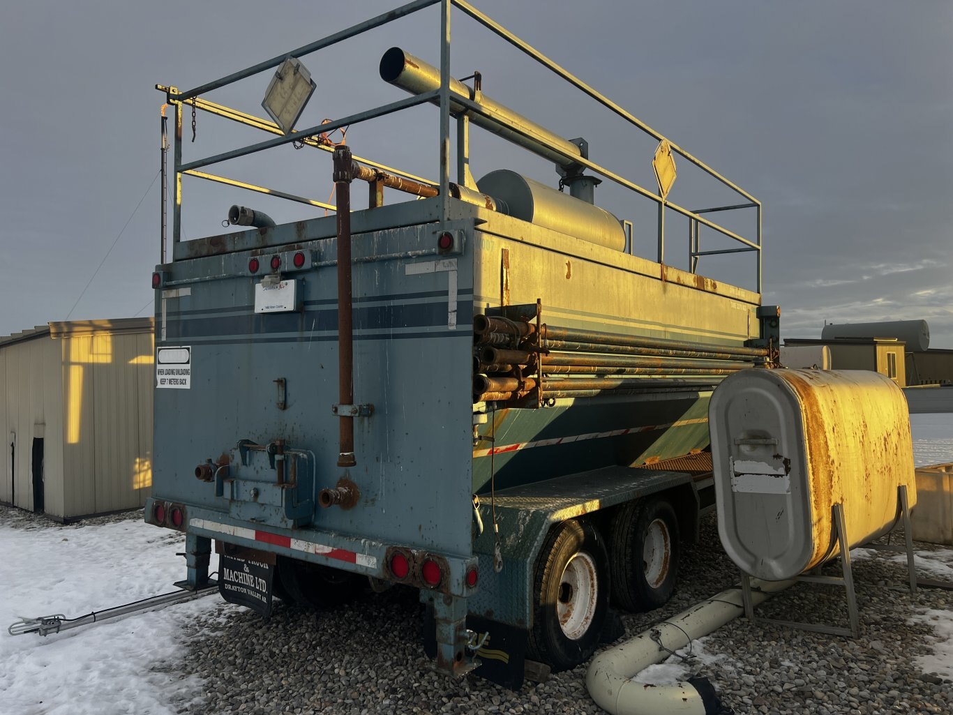 2002 Care Industries 12m3 Blow Back Tank Trailer Tandem Axle #11287 BP