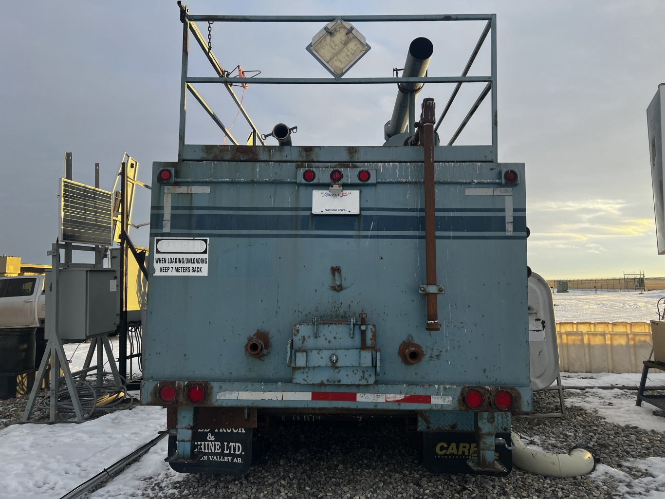 2002 Care Industries 12m3 Blow Back Tank Trailer Tandem Axle #11287 BP