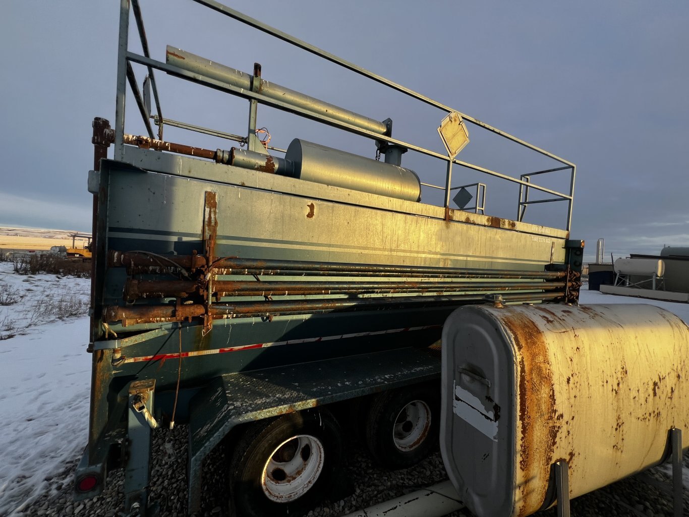 2002 Care Industries 12m3 Blow Back Tank Trailer Tandem Axle #11287 BP