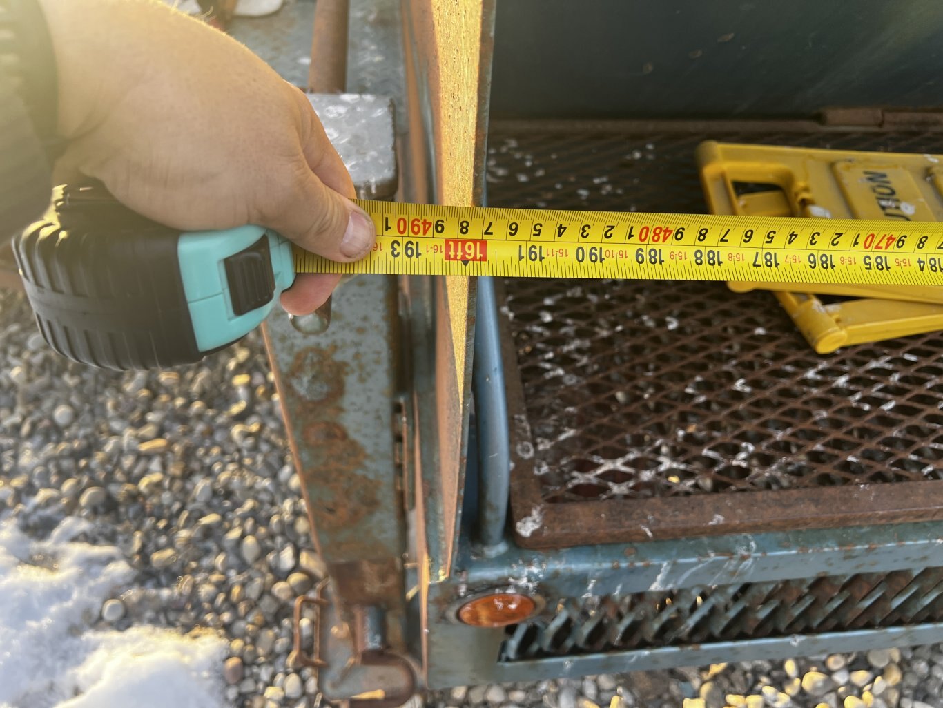 2002 Care Industries 12m3 Blow Back Tank Trailer Tandem Axle #11287 BP